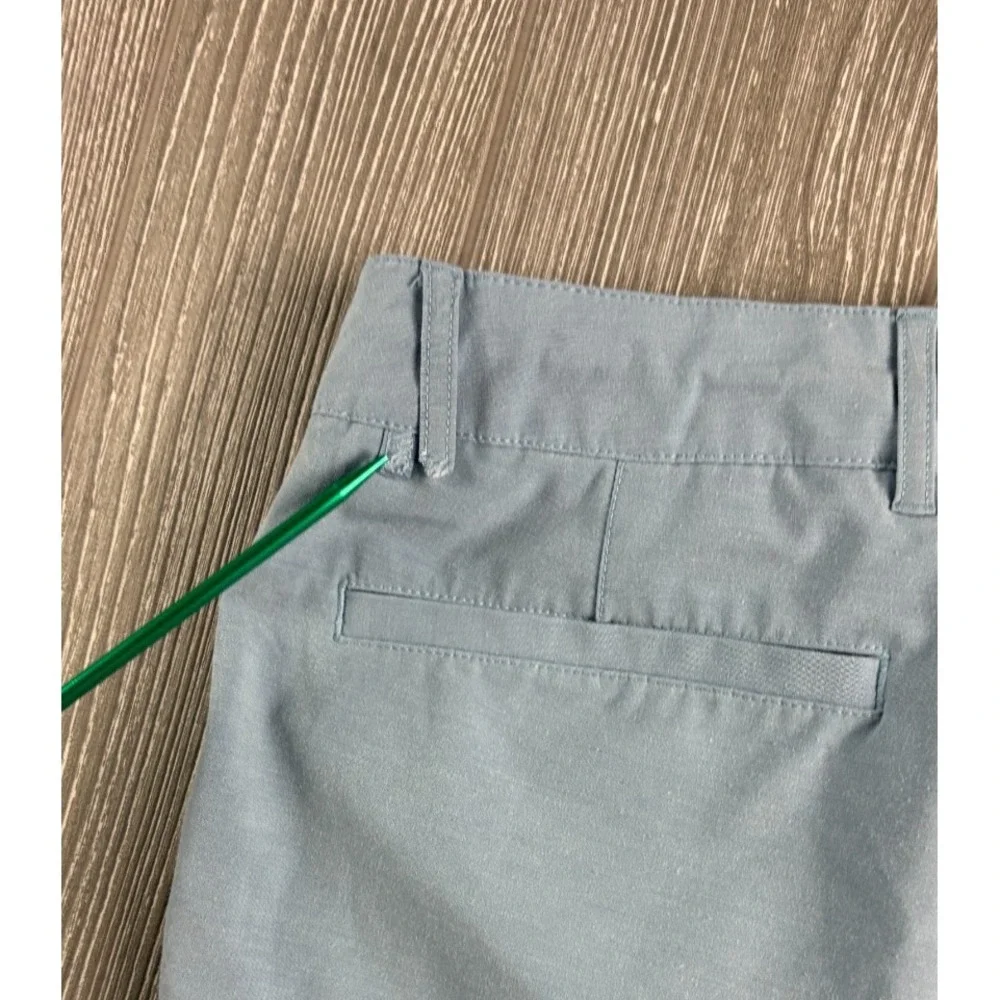 Faherty All Day Shorts Blue Mens Size 30 Inseam 7 Stretch Chino Flat Front